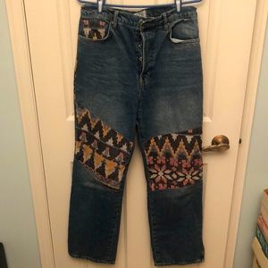 We the Free Corduroy Patch Jeans
